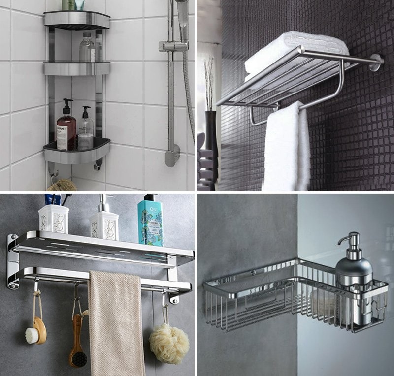 Giá inox nhà vệ sinh