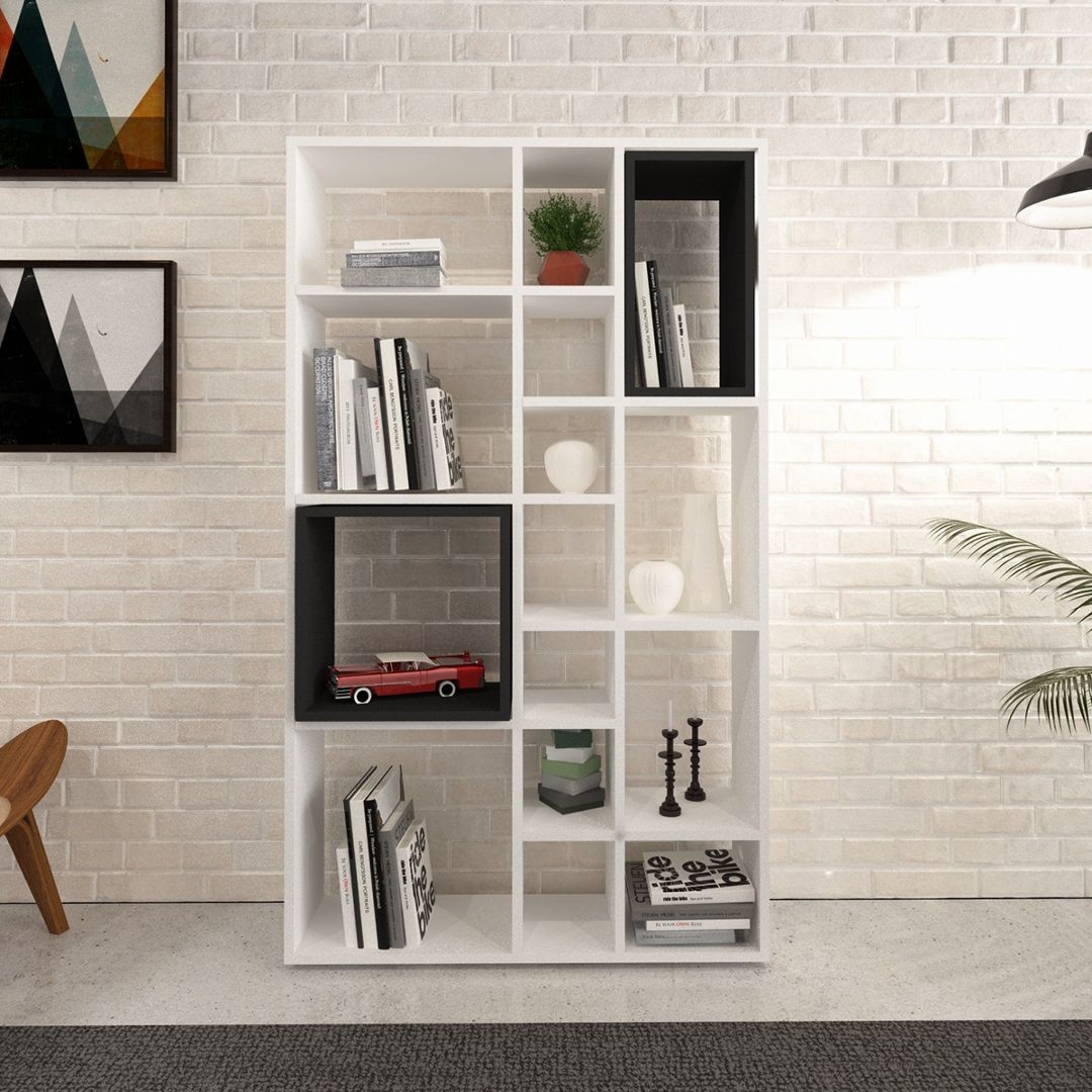 Kệ sách, kệ trang trí gỗ hiện đại Breetai (1)