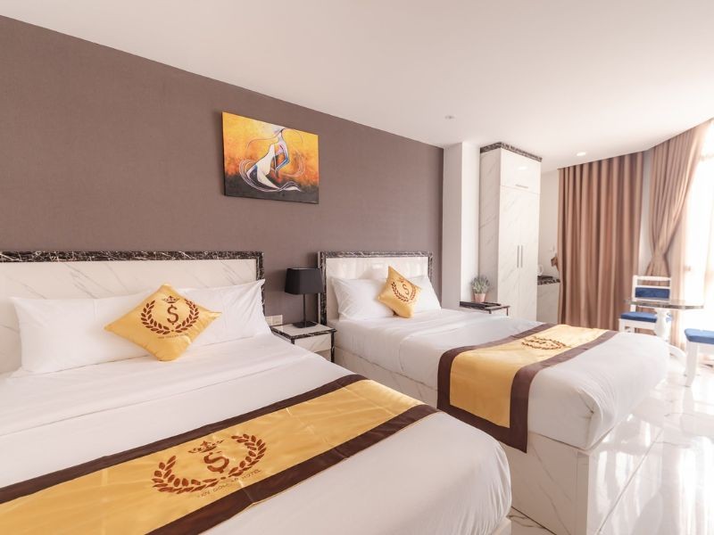 Ten Dollars Hotel được khá nhiều du khách lựa chọn. Ảnh: Ten Dollars Hotel