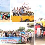 Đồi Cát Bay Phan Thiết với những triền cát vàng óng ả trải dài dưới ánh nắng mặt trời.