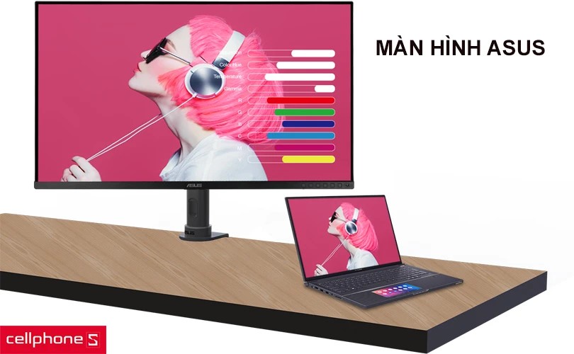 Màn hình Asus bền bỉ và sắc nét