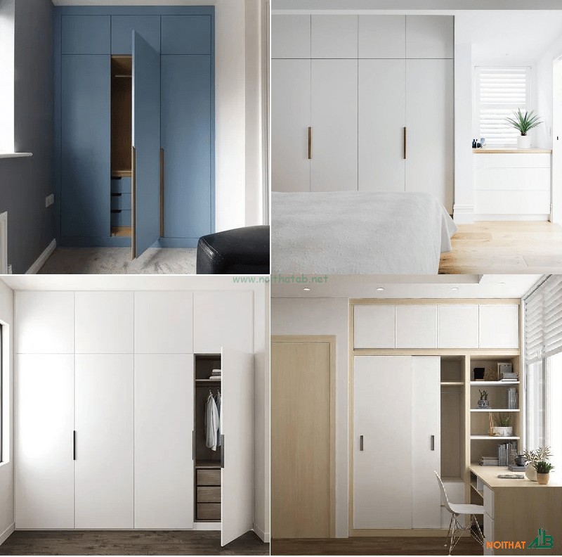 Tủ quần áo âm tường tiết kiệm không gian
