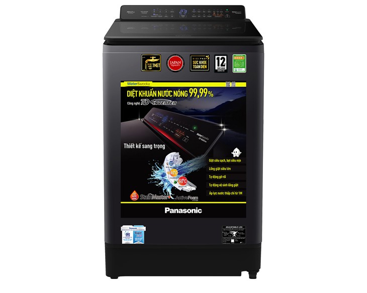 Máy giặt Panasonic Inverter NA-FD16V1BRV với lồng giặt Sazanami giúp bảo vệ quần áo