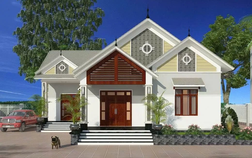 Mẫu nhà cấp 4 hiện đại