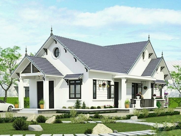 Giá xây dựng nhà cấp 4 mái thái trọn gói 1 tỷ hiện đại