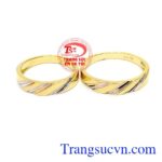 Nhẫn cưới bạc giá rẻ với thiết kế tinh xảo