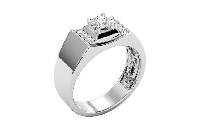 Nhẫn trơn vàng 18k đơn giản, lịch lãm
