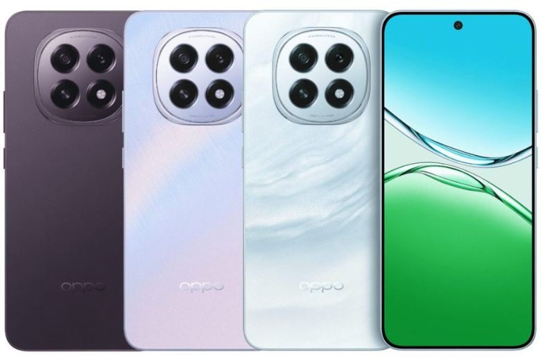 Các phiên bản màu sắc của điện thoại Oppo A5 bao gồm: Xanh Mica, Hồng Kim Cương và Đen Zircon.