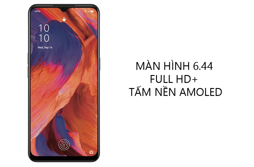 Màn hình AMOLED sắc nét của Oppo A73