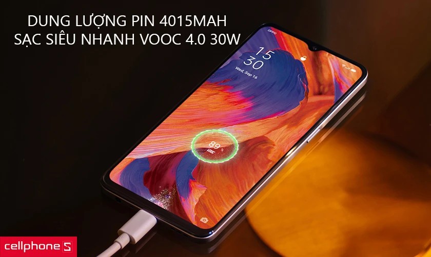 Pin và sạc nhanh của Oppo A73
