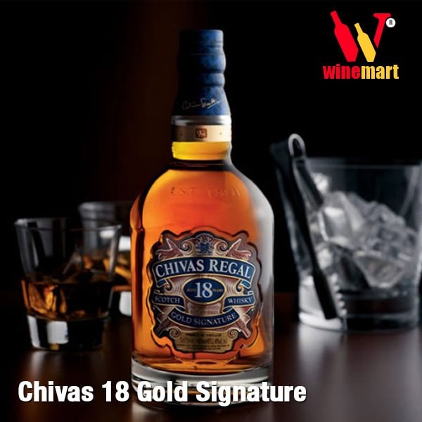 Rượu Chivas 18 Gold Signature sang trọng và đẳng cấp