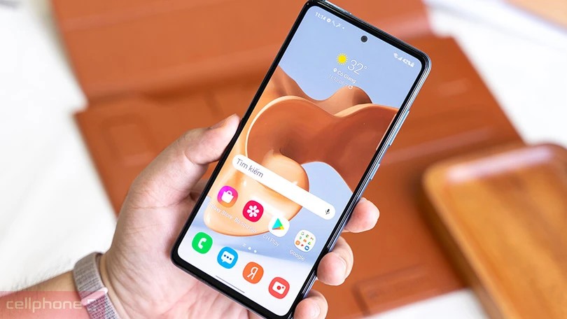 Màn hình Super AMOLED của Samsung Galaxy A52 hiển thị sắc nét