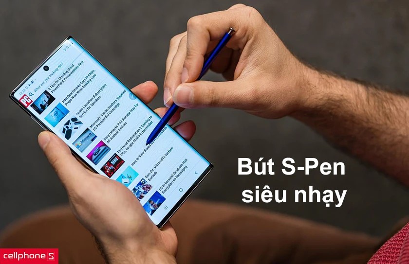 Bút S Pen trên Samsung Note 20 Ultra 5G