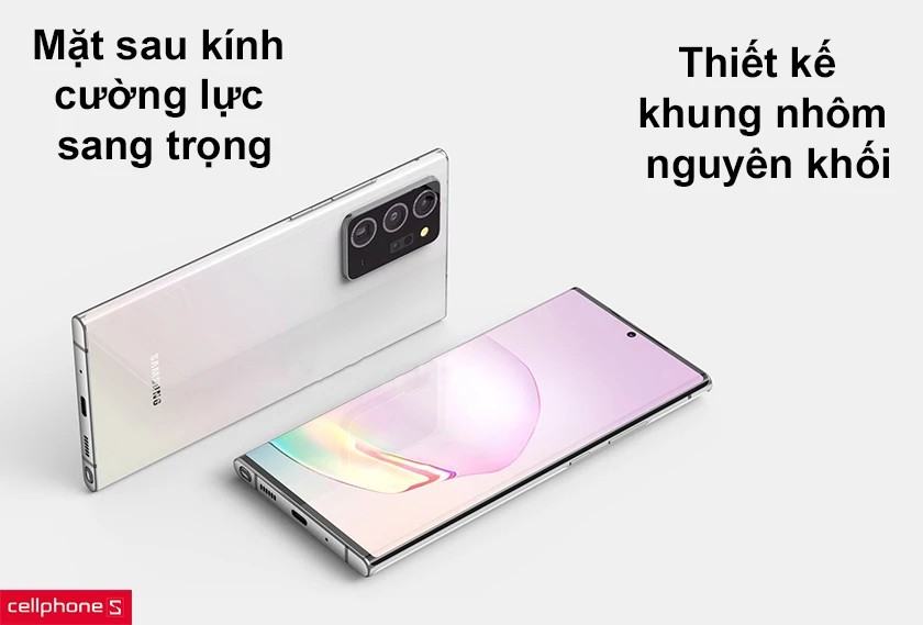 Thiết kế tổng quan của Samsung Note 20 Ultra 5G