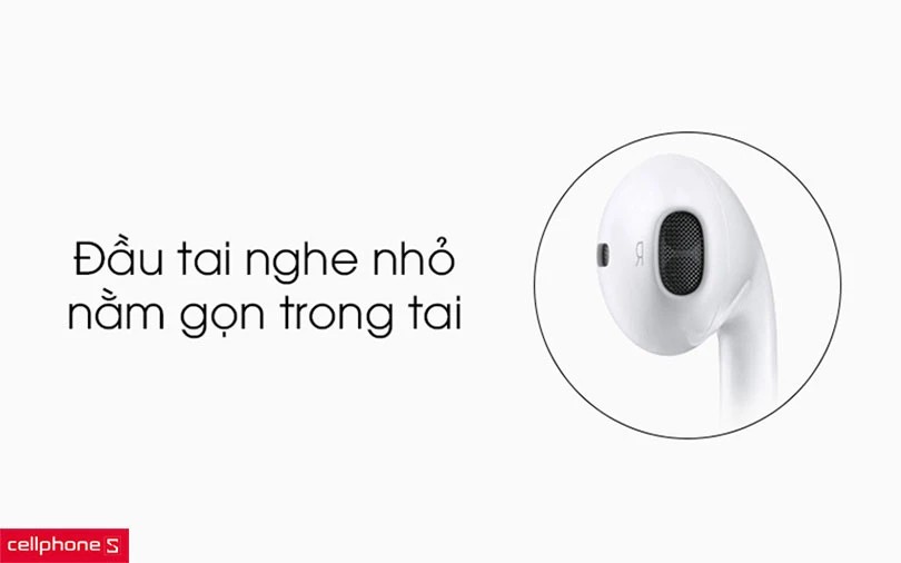 Thiết kế nhỏ gọn của Airpod