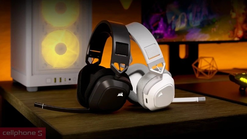 Tai nghe gaming Corsair giá rẻ với thiết kế mạnh mẽ, đèn LED RGB và chụp tai lớn