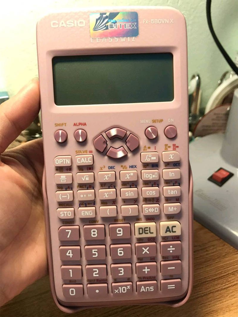 Máy tính casio hết pin