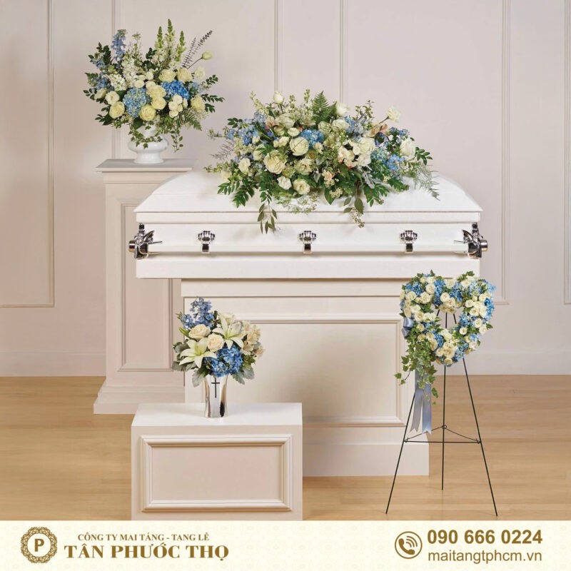Quan tÃ i phong cÃ¡ch hiá»‡n Ä‘áº¡i trang trÃ­ theo tiá»ƒu tang lá»… hiá»‡n Ä‘áº¡i cá»§a dá»‹ch vá»¥ mai tÃ¡ng vÃ  tang lá»…