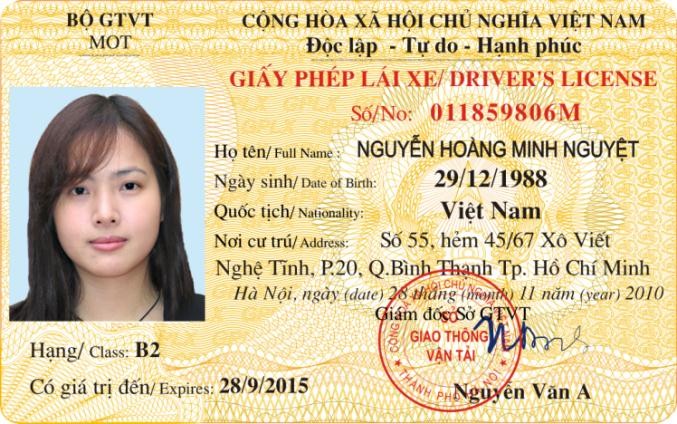 Nâng hạng bằng lái ô tô