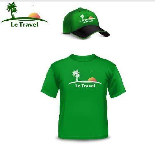 Thiết kế áo mũ công ty du lịch Lê Travel bởi BICTweb