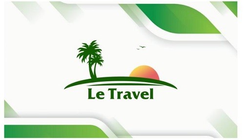 Thiết kế cardvisit mặt trước công ty du lịch Lê Travel bởi BICTweb