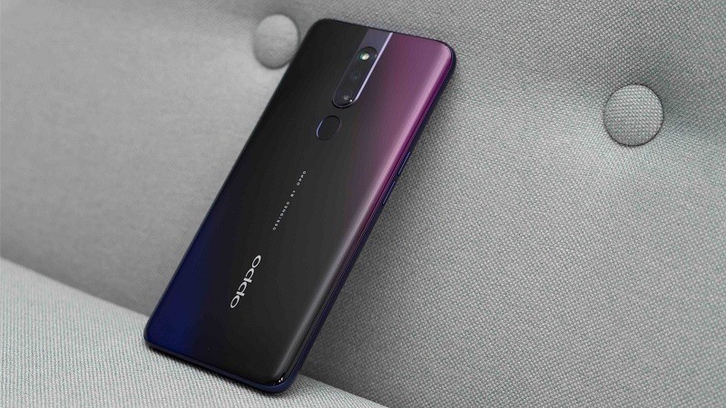 Oppo F11 Pro thiết kế mặt lưng