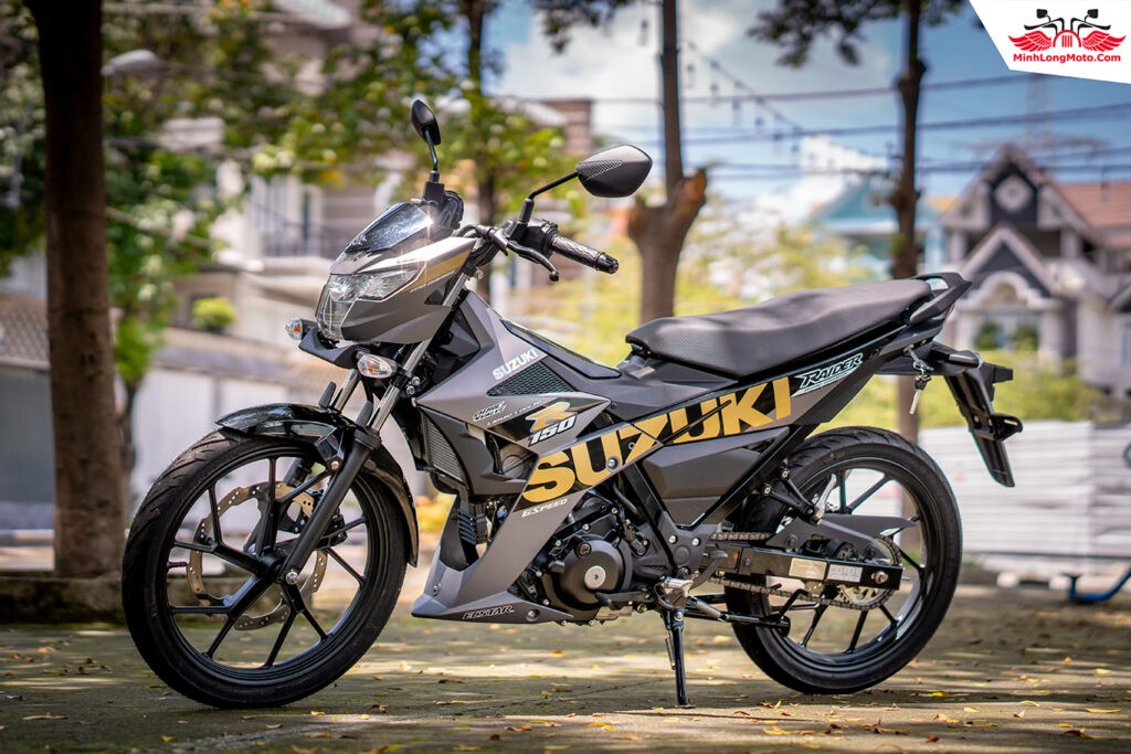 Thiết kế xe Suzuki Raider 150R với các đường nét góc cạnh