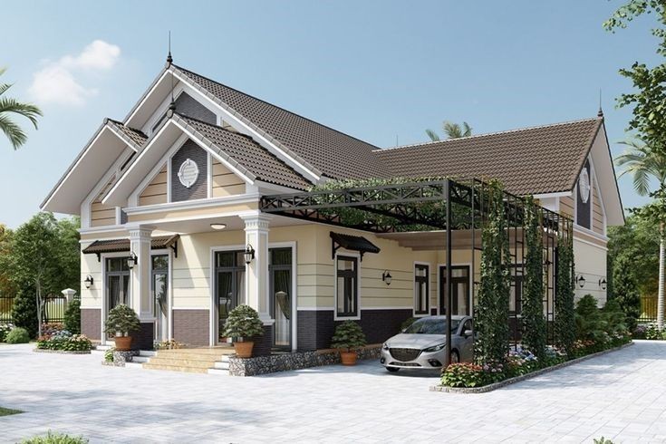Thời gian xây nhà cấp 4 nhanh chóng giúp gia chủ sớm ổn định cuộc sống
