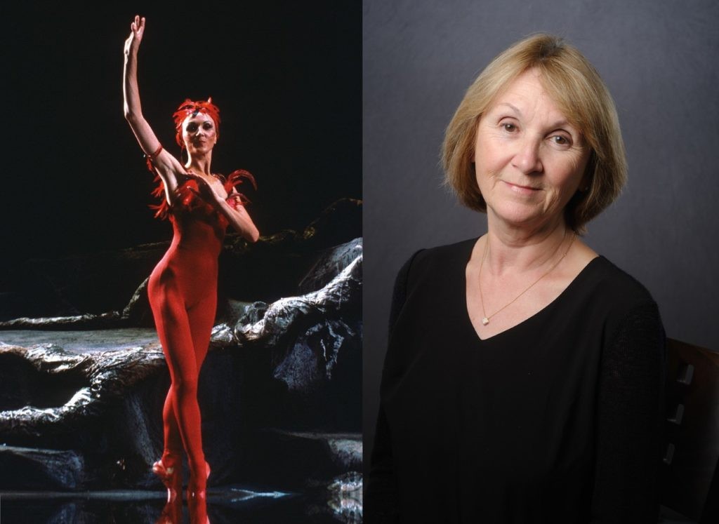 Toni Pimble Giám đốc nghệ thuật của Eugene Ballet nhảy trong buổi biểu diễn Firebird năm 1982 với vai trò là người sáng lập và người lãnh đạo nữ