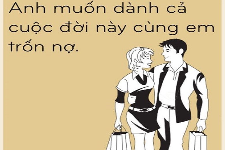 Hình ảnh hài hước về tình yêu