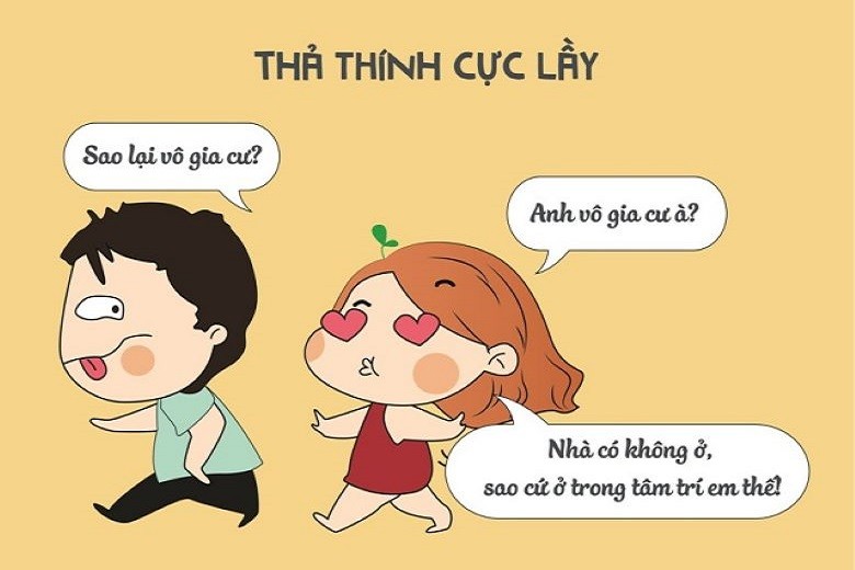 Hình ảnh hài hước về tình yêu