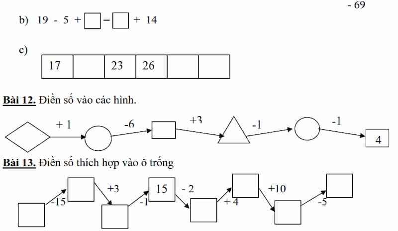 Cùng con luyện tập nhiều dạng bài tập đa dạng