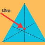 Định nghĩa đường trung tuyến và tâm của tam giác