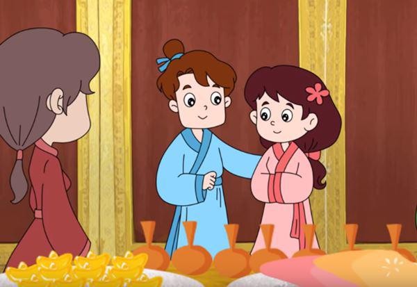 Sọ Dừa hóa thành chàng trai tuấn tú
