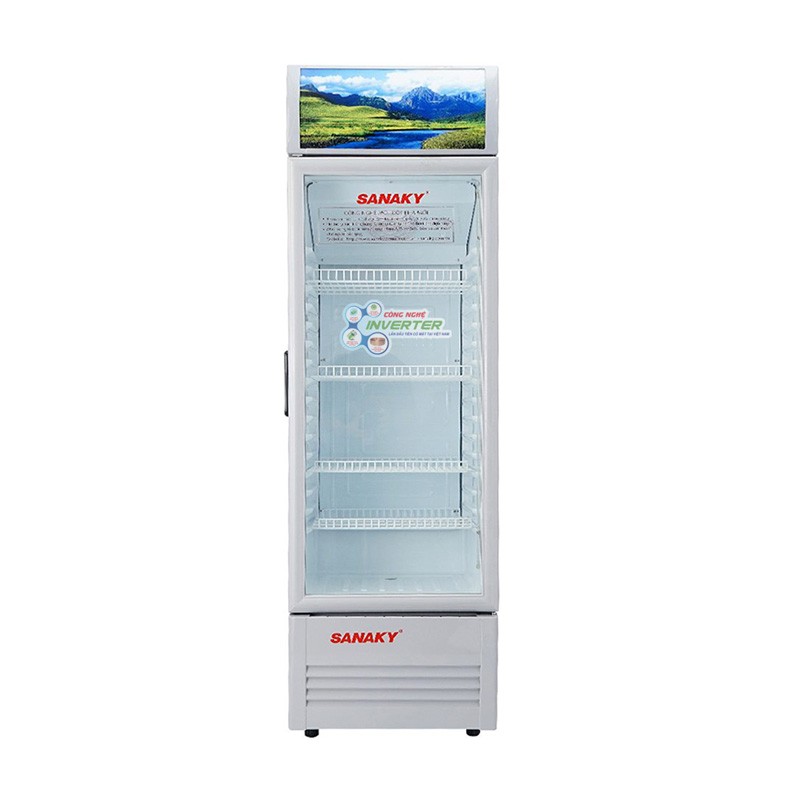 Tủ mát Sanaky Inverter VH-358K3L 290 lít, thiết kế hiện đại, tiết kiệm điện, phù hợp cho cửa hàng và gia đình
