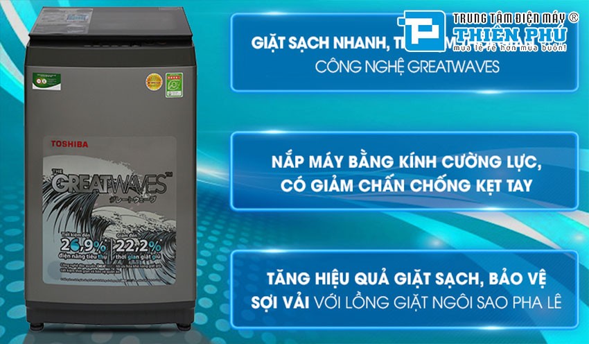 Máy giặt Toshiba AW-K1005FV(SG) 9Kg