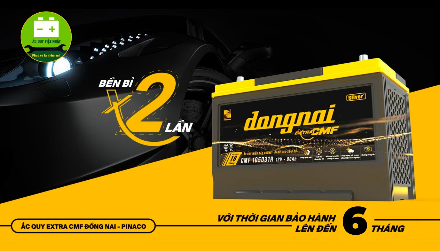 Ưu điểm nổi bật của ắc quy Đồng Nai ô tô