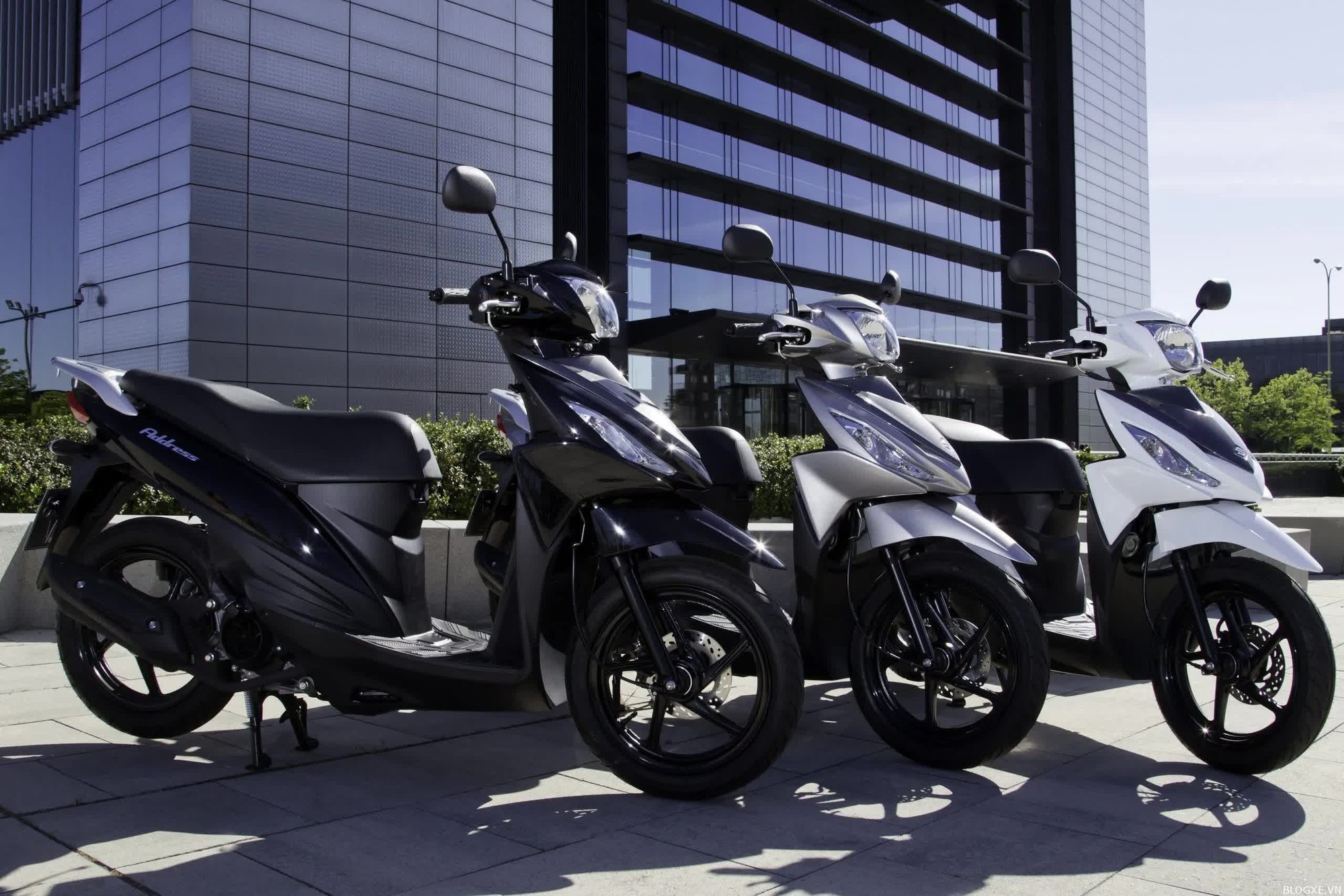 Suzuki Address sử dụng động cơ đơn xi lanh, 4 thì SOHC, dung tích 112cc