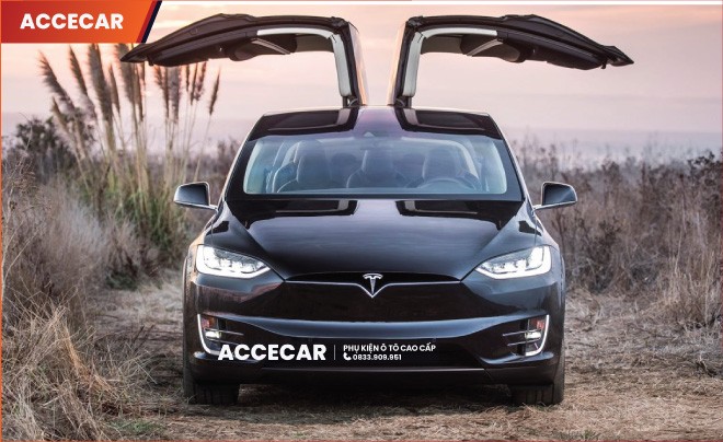 Tesla Model X với cửa cánh chim Falcon Wing ấn tượng
