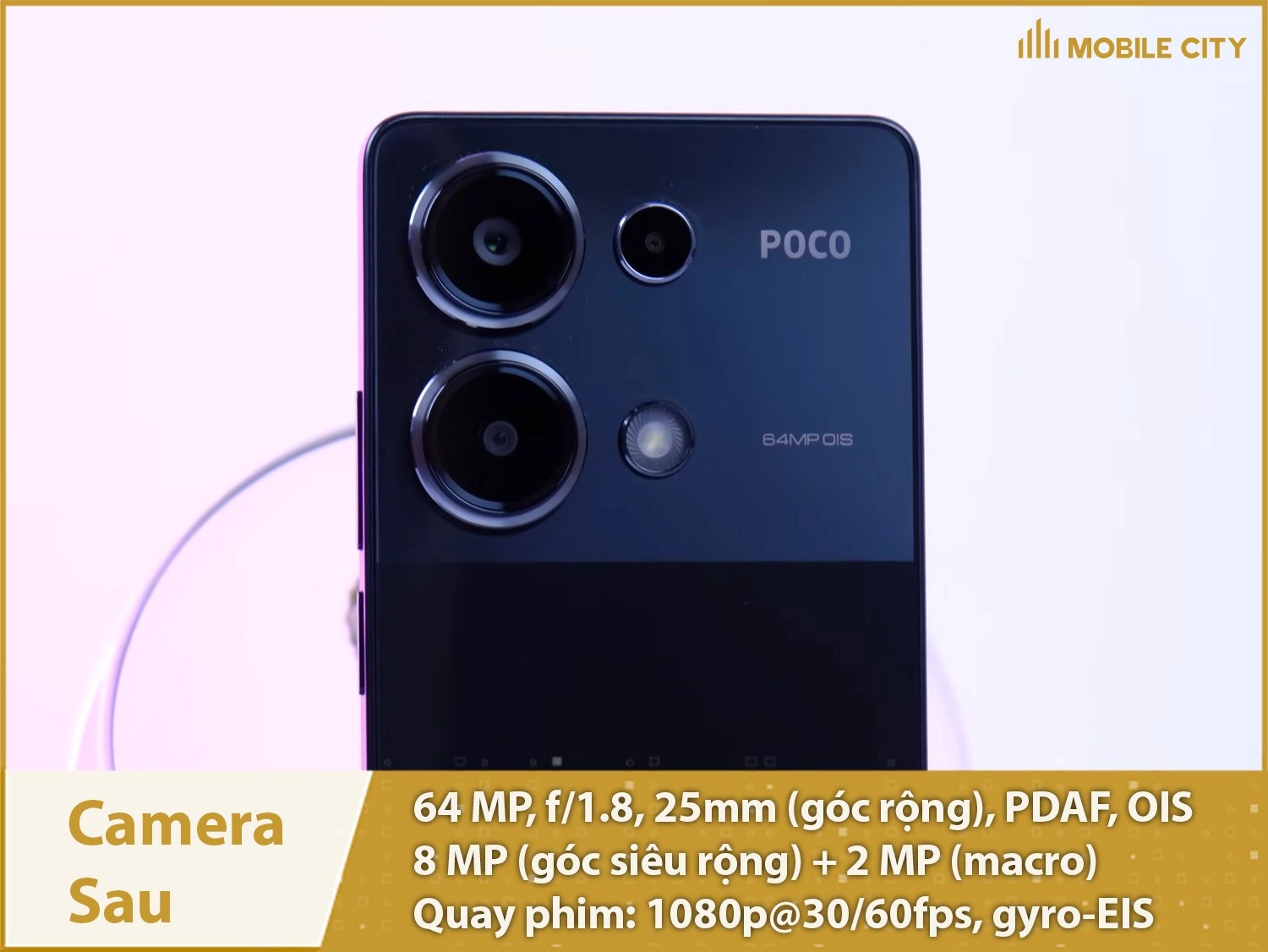 Đánh giá camera sau của Xiaomi POCO M6 Pro 4G