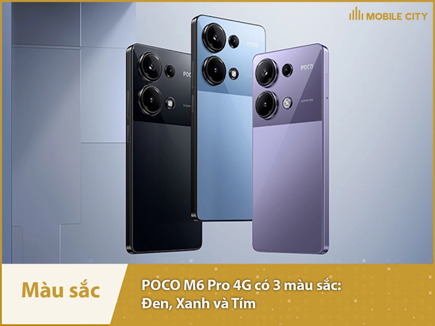 Đánh giá màu sắc của Xiaomi POCO M6 Pro 4G