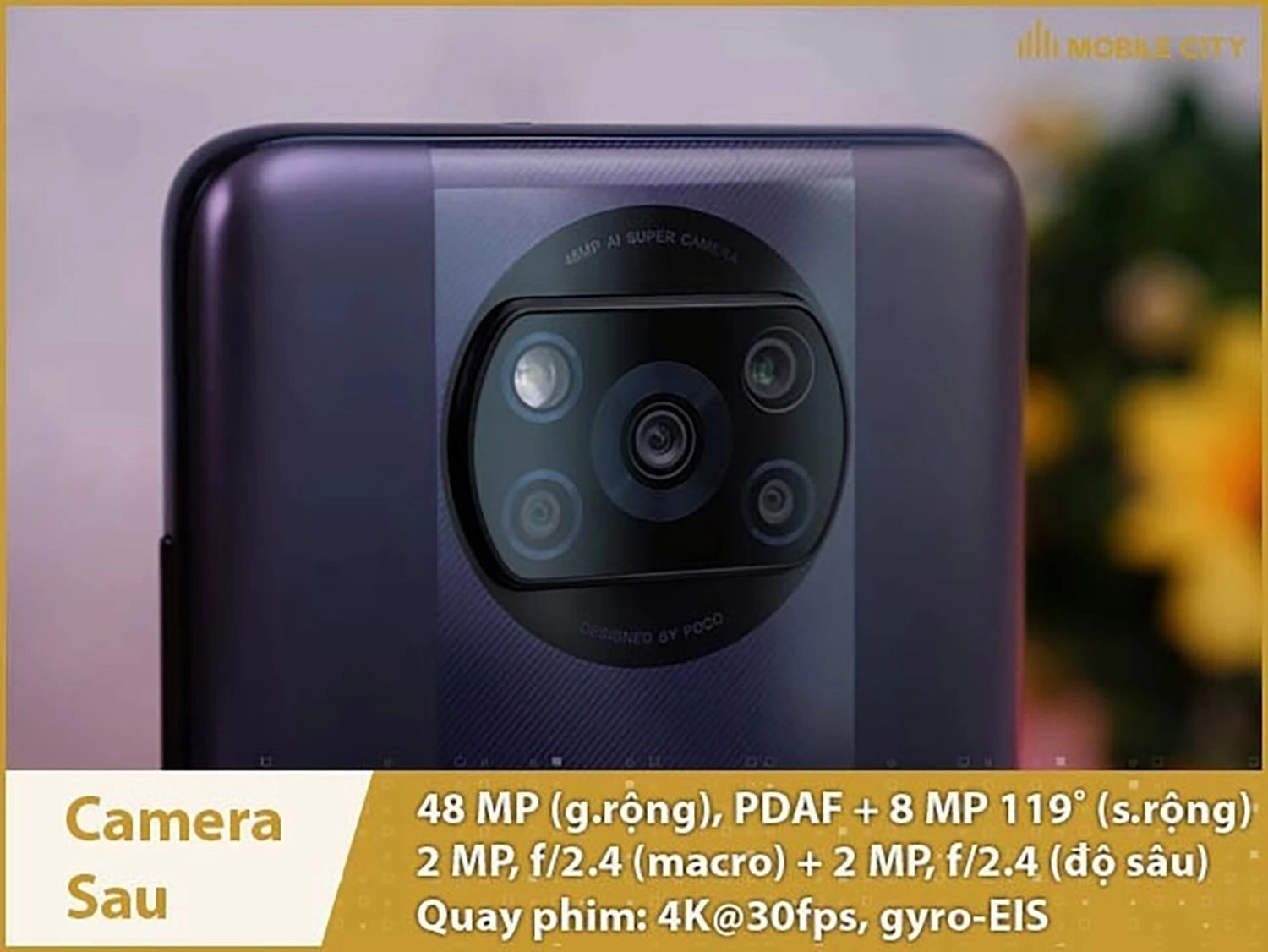 Camera 48MP đủ tính năng; Quay phim 4K
