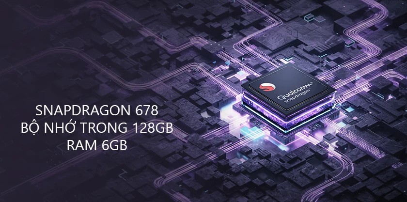 Vi xử lý Snapdragon 678 mạnh mẽ trên điện thoại Redmi Note 10