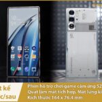 Thiết kế mặt trước và sau của Red Magic 9 Pro